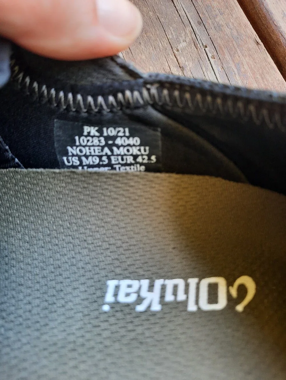 OluKai Nohea Moku Mood Indigo Blue Casual Drop-In-Heel Mesh Boat Shoes Size 9.5